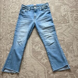 MOTHER Insider Crop Step Fray Jeans